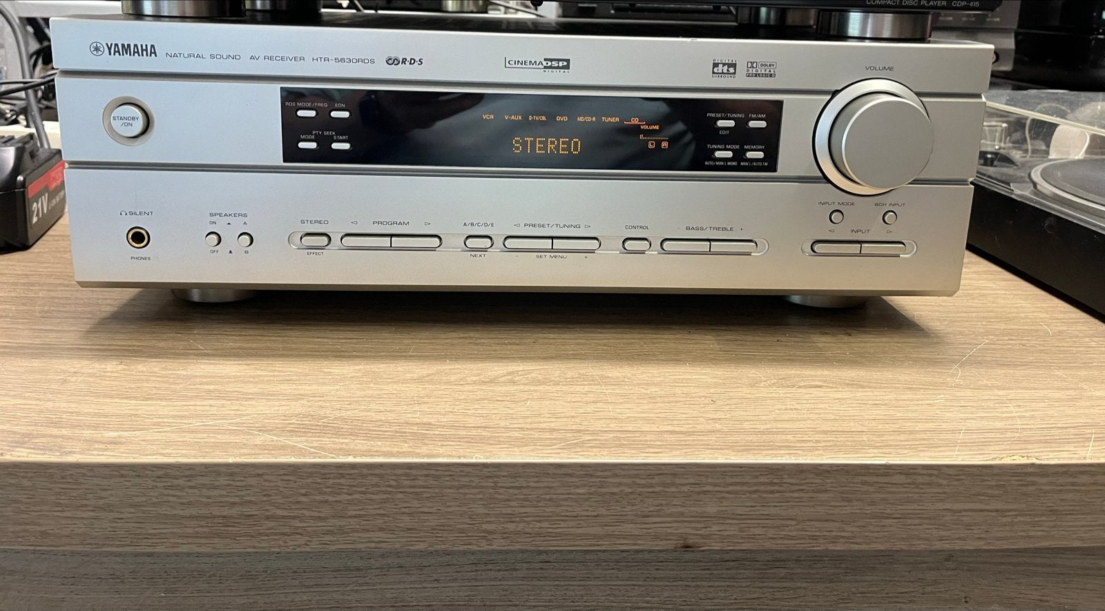 Yamaha Natural Sound AV Receiver HTR-5630RDS, Gebruikt, Yamaha, Ophalen of Verzenden, 60 tot 120 watt