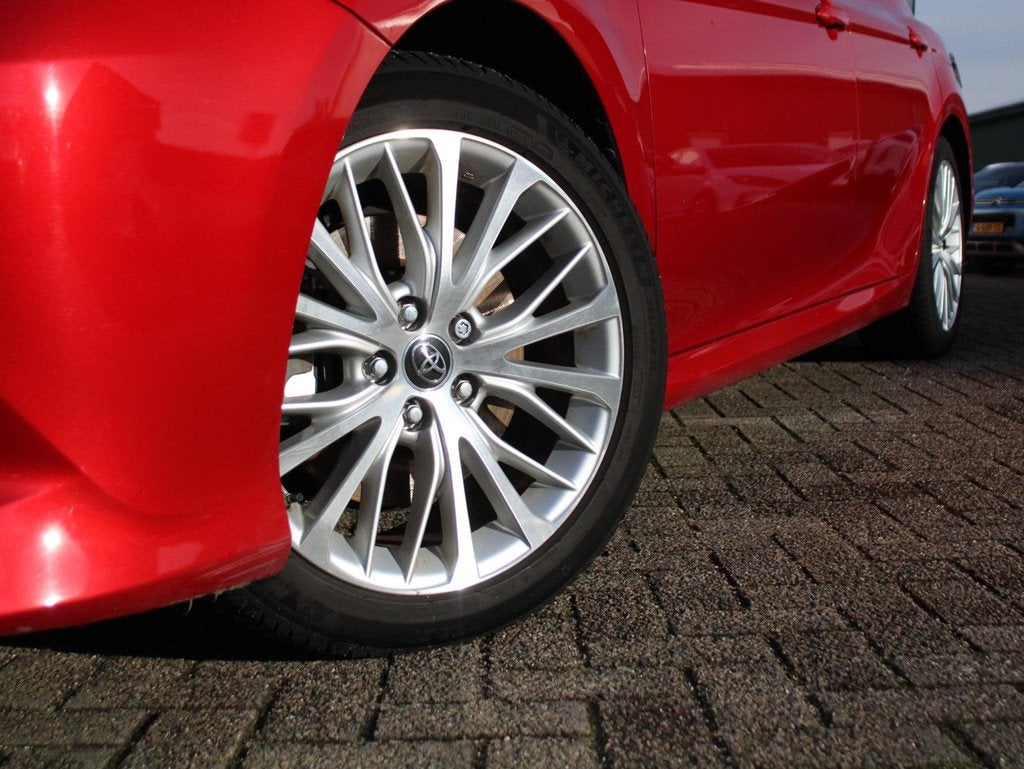 Toyota Camry 2.5 Hybrid Premium Automaat Navigatie, Elektris, Auto's, Toyota, Gebruikt, Euro 6, 4 cilinders, 2487 cc