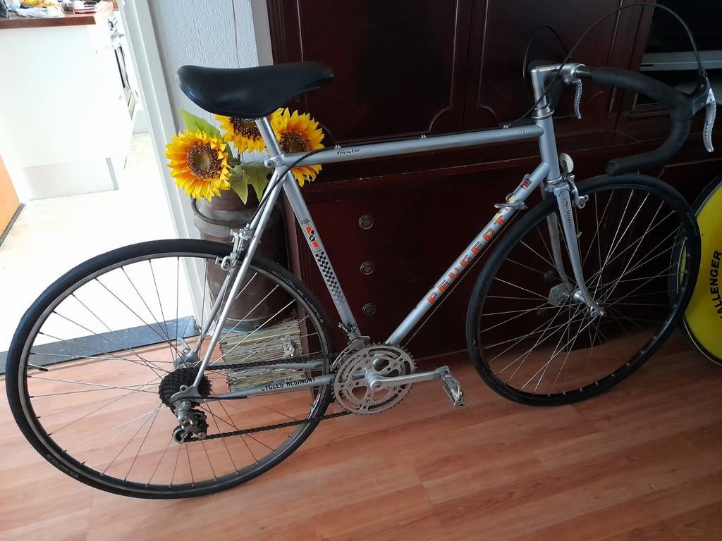Vintage Peugeot racefiets maat 54 cm oldtimer, Eroica, Fietsen en Brommers, 51 tot 55 cm, Ophalen, Peugeot