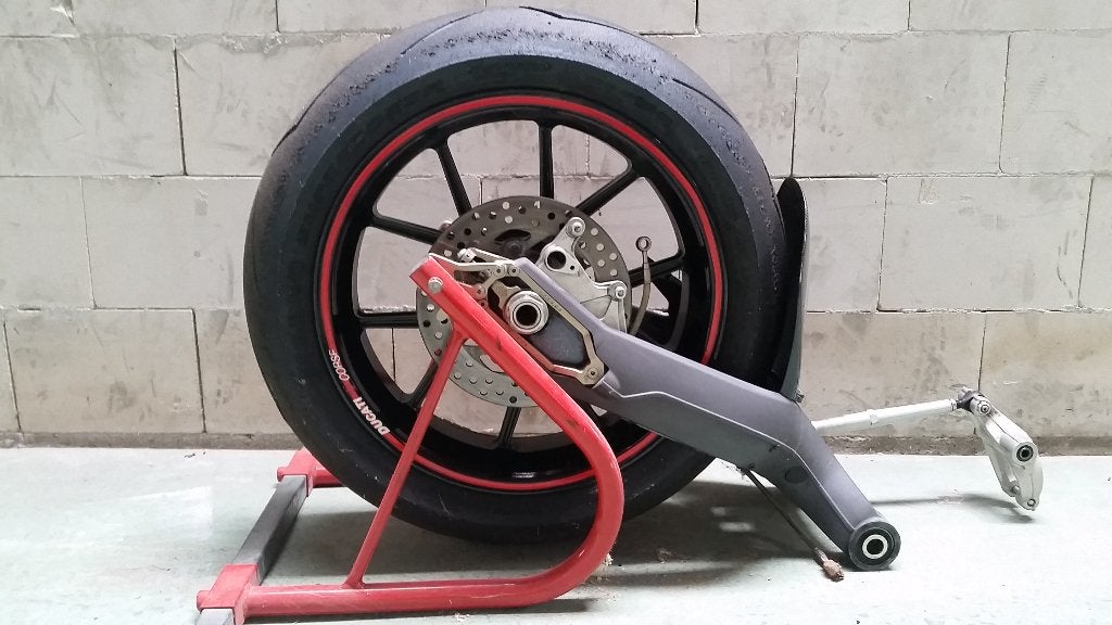Ducati 999 749 compleet achterbrug, Motoren, Ophalen, Gebruikt
