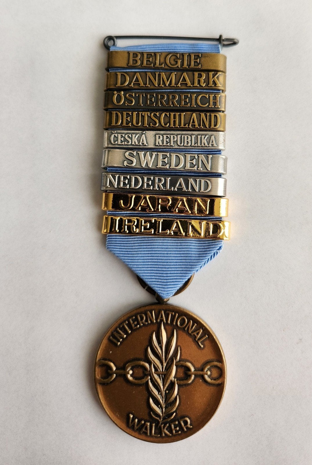 GEZOCHT Landenbalkjes IML wandel medaille, Ophalen of Verzenden, Overige materialen