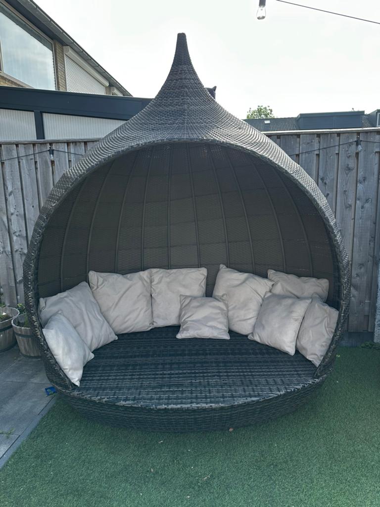 Lounge nest/ cocoon. Lounge set. Lounge bed, Ophalen, Gebruikt, Wicker, Loungeset
