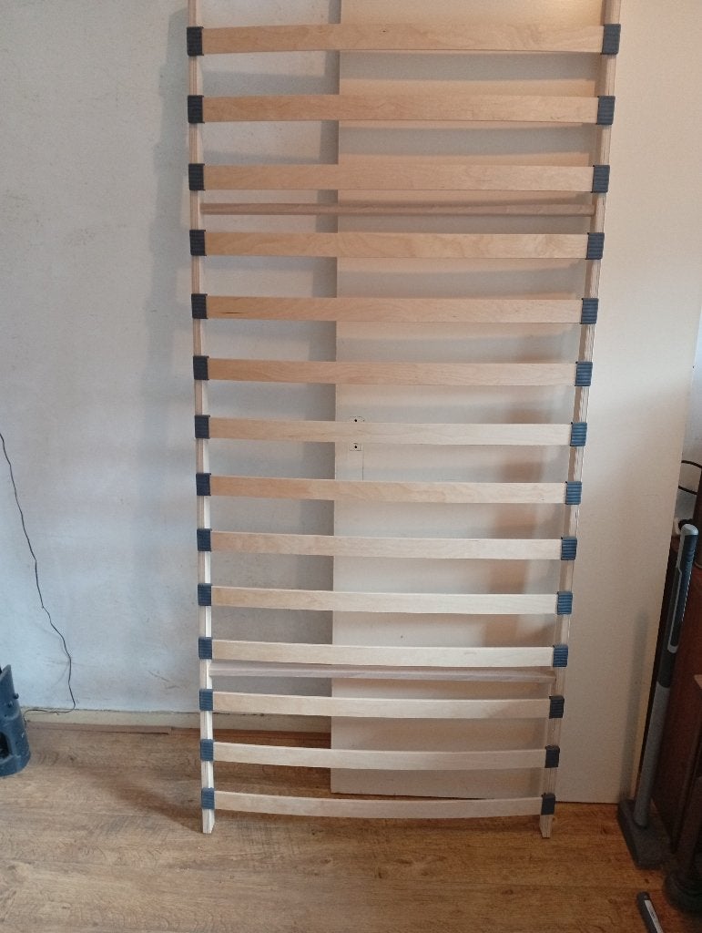 Lattenbodem 90x200, Ophalen, 90 cm, Eenpersoons, Zo goed als nieuw
