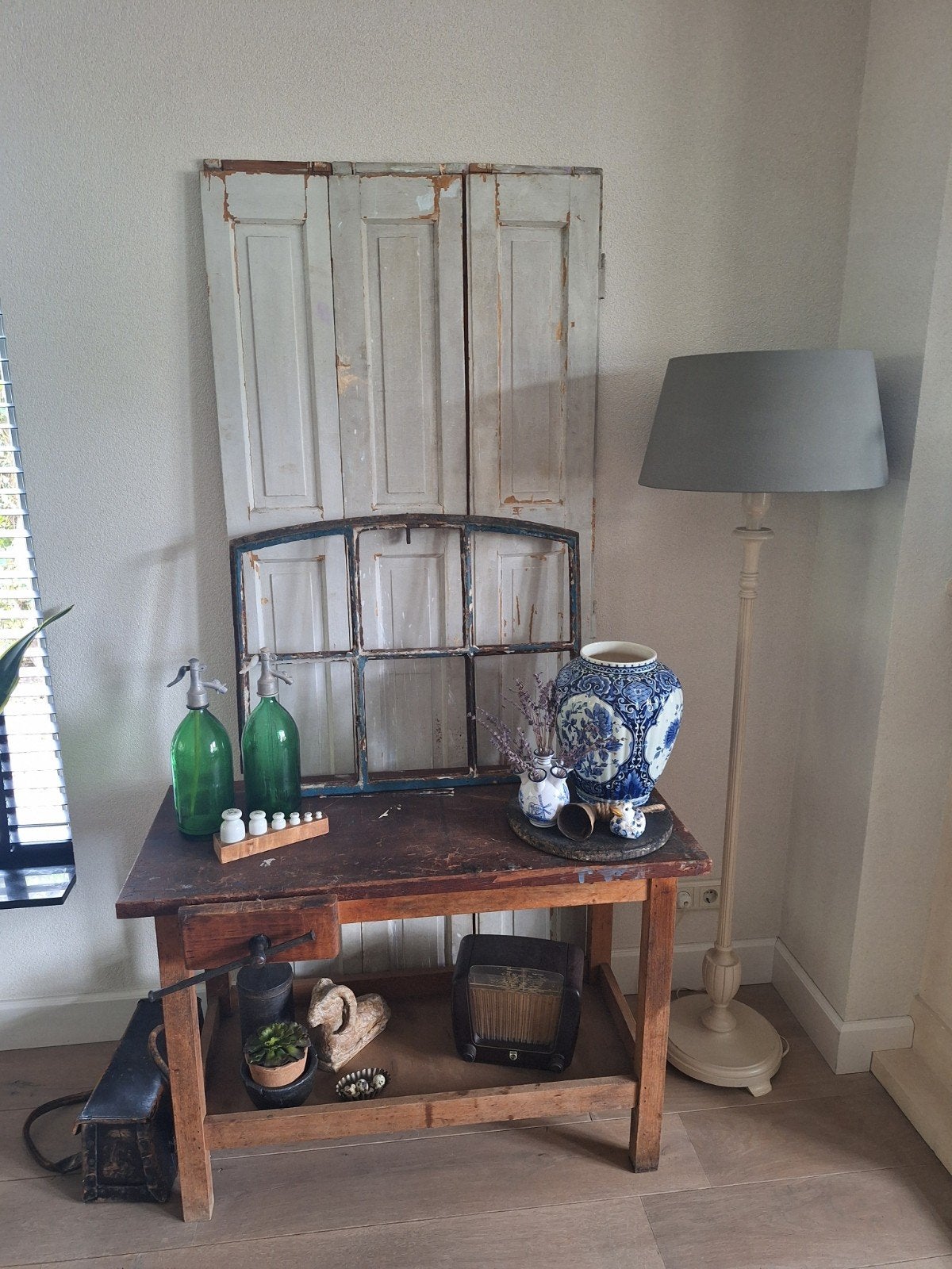 Oude luiken als decoratie - 77x190 cm, Ophalen