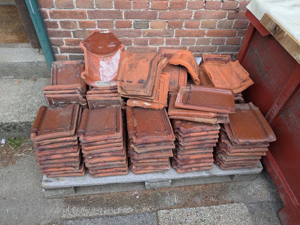 dakpannen, Gebruikt, Steen of Klei, Ophalen of Verzenden, Minder dan 5 m²