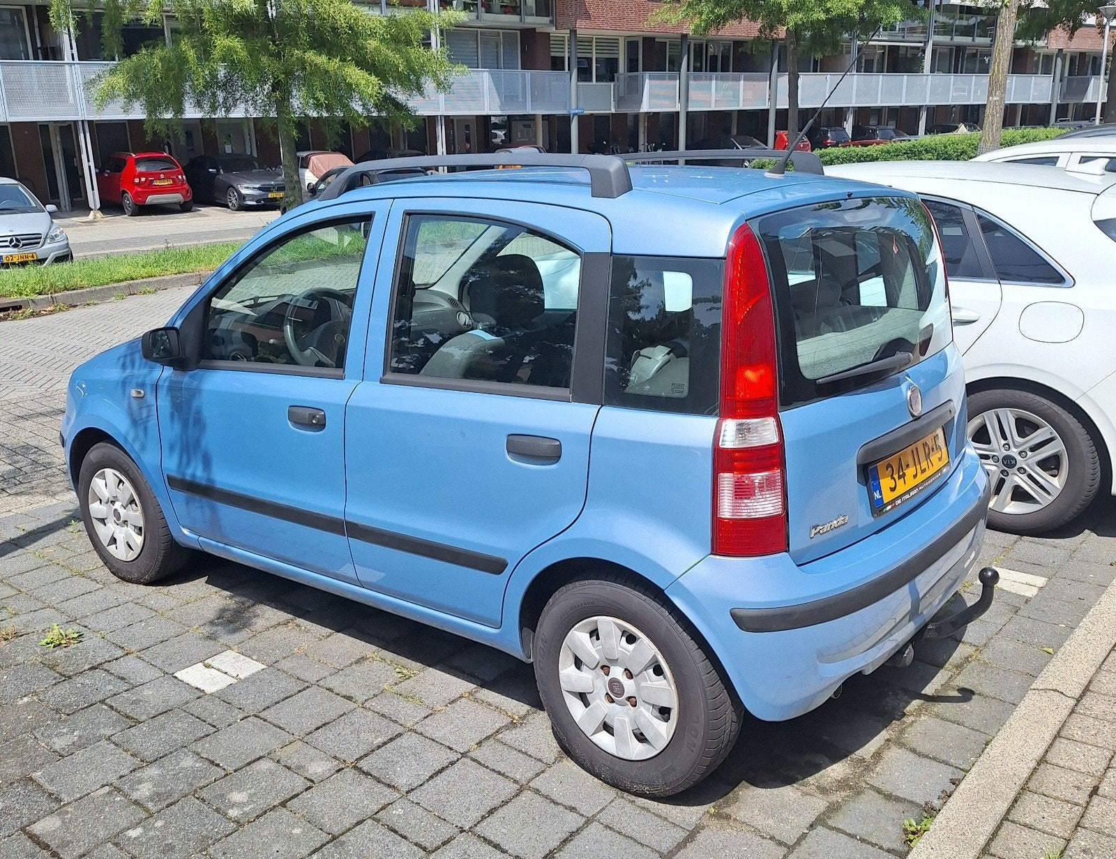 Fiat Panda 1.2 44KW 60PK 2009 Blauw, Auto's, Voorwielaandrijving, Stof, Origineel Nederlands, Bedrijf