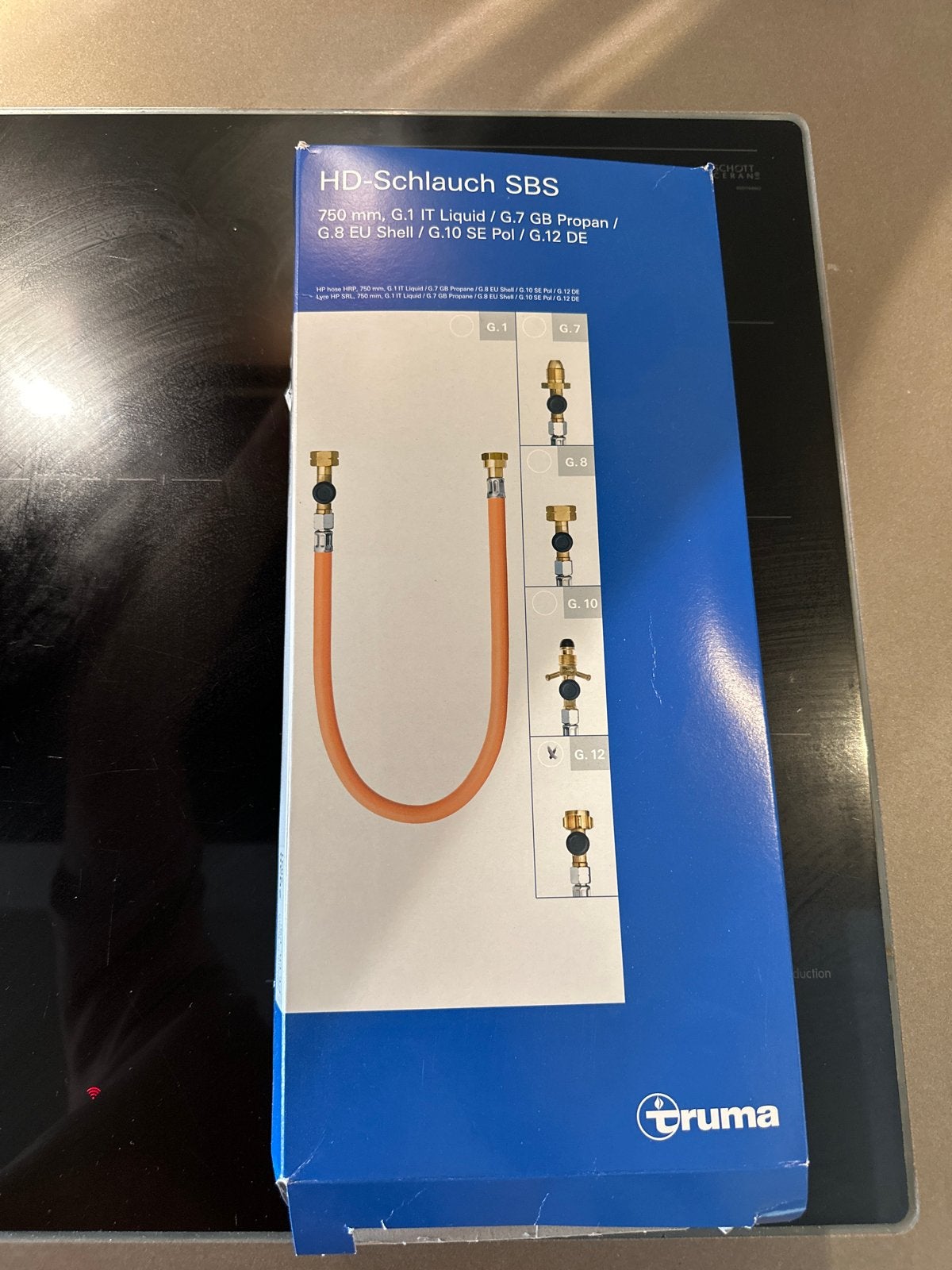 Nieuwe Truma gasslang 750mm voor caravan (niet gemonteerd), Caravans en Kamperen, Ophalen of Verzenden, Nieuw