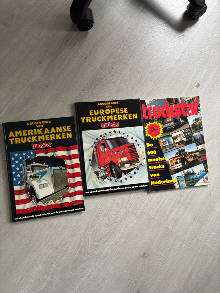 Truckstar Gouden Boeken: Amerikaanse & Europese Truckmerken, Boeken, Ophalen, Zo goed als nieuw