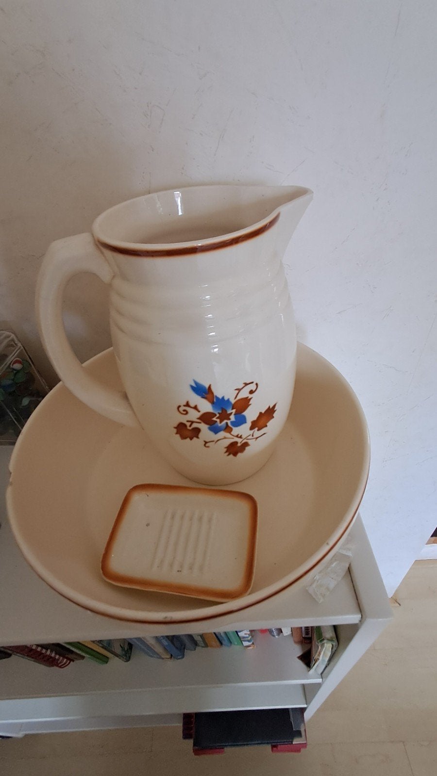 vintage was setje, Ophalen
