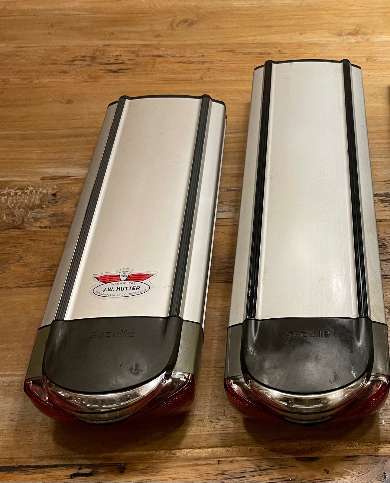 2 Gazelle lithium-ion accu's, 2 afmetingen, beide werkend, Fietsen en Brommers, Ophalen, Zo goed als nieuw