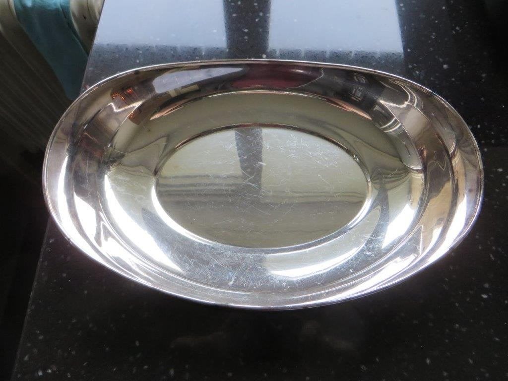 Verzilverde schaal (Zilfa PLeet N plated silfer) 30x19,5x5cm, Overige typen, Zilver, Ophalen of Verzenden, Zo goed als nieuw