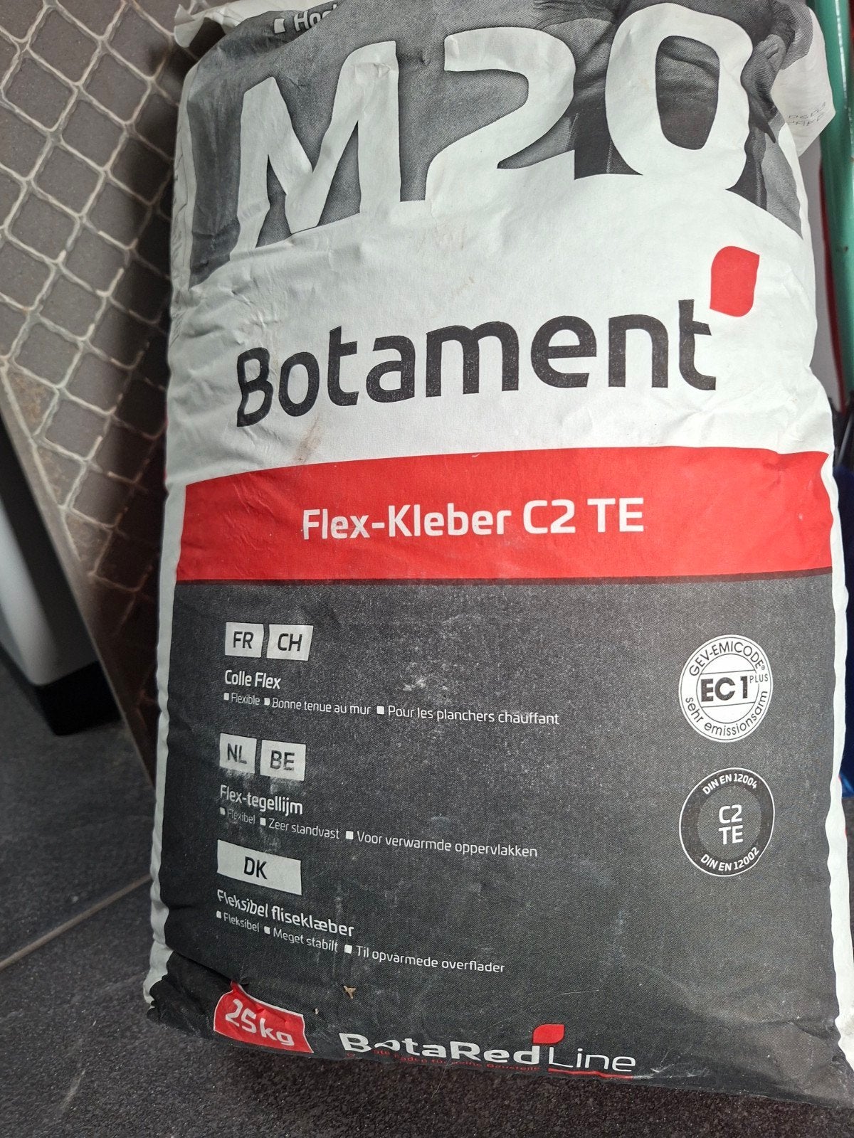 Botament Flex-Kleber C2 TE Flex-tegellijm 25kg, Doe-het-zelf en Verbouw, Ophalen