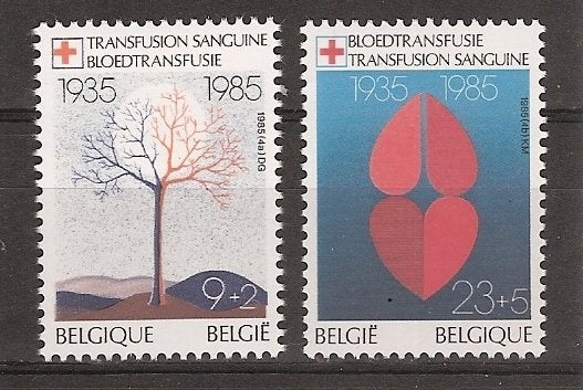 België, Rode Kruis, 1985., Ophalen of Verzenden, Postfris