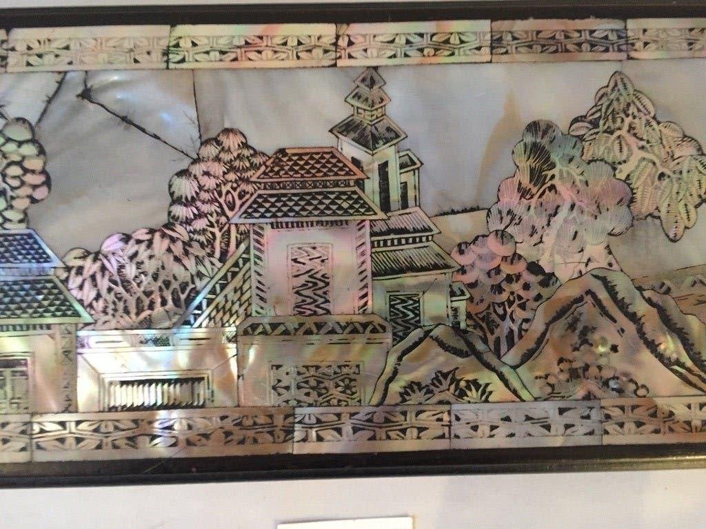 Luxe Koreaanse Lakkist met Parelmoer Inlegwerk ✨, Meerkleurig, Object, Overige materialen, 33 cm