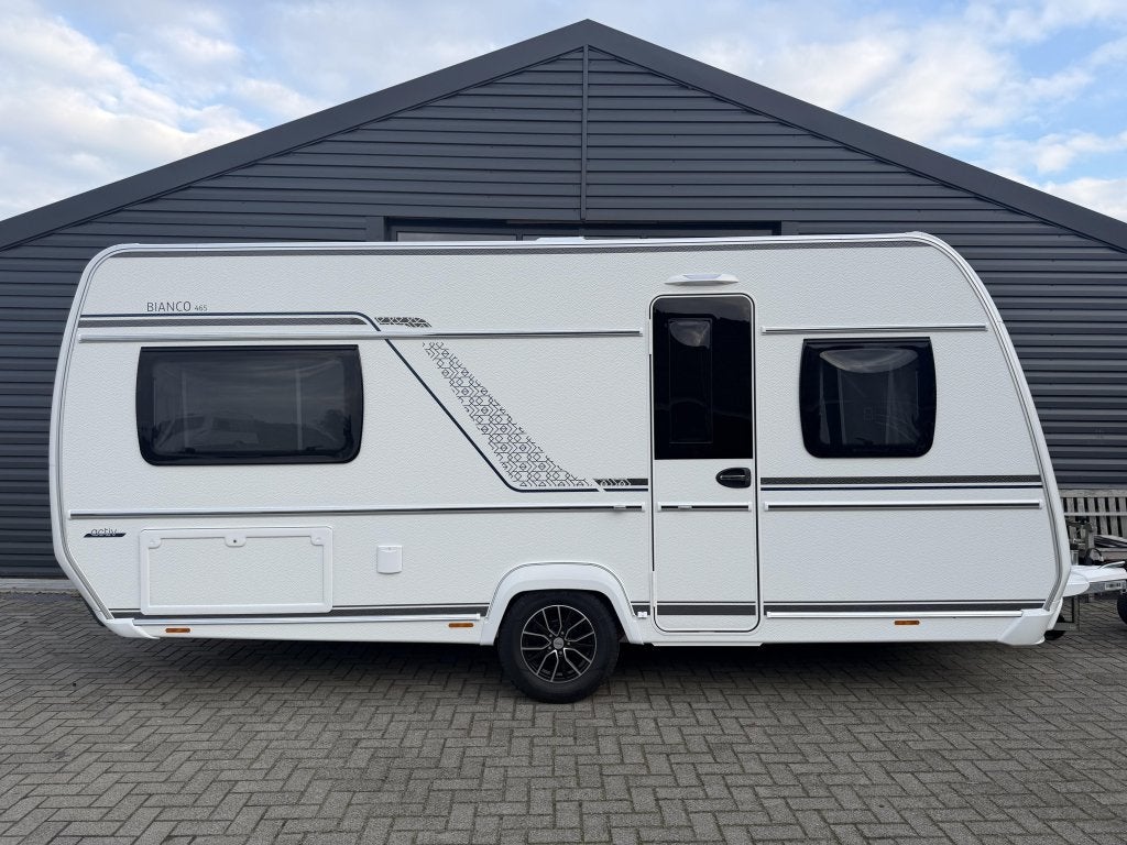 Fendt Bianco Activ 465 SFH nieuw frans bed, zw as, Caravans en Kamperen, Bedrijf, Treinzit, Overige typen, Fendt