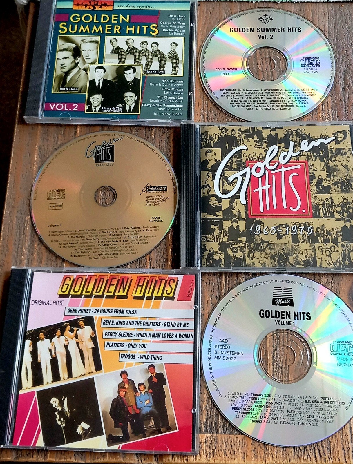 Golden hits 3x 1960/1975 rock/pop, Ophalen of Verzenden, Pop