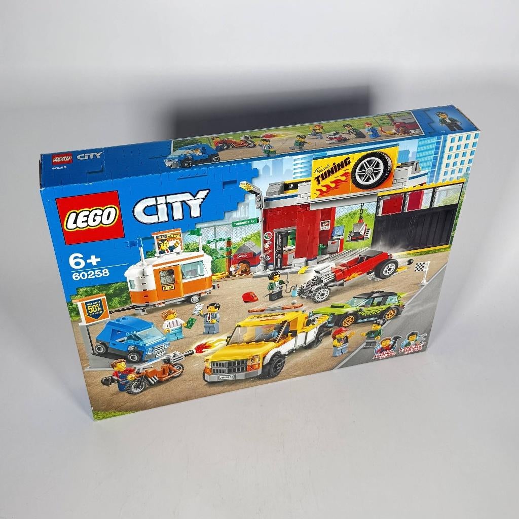 LEGO City 60258 Tuning Garage – Nieuw, City, Lego, Nieuw, Ophalen of Verzenden