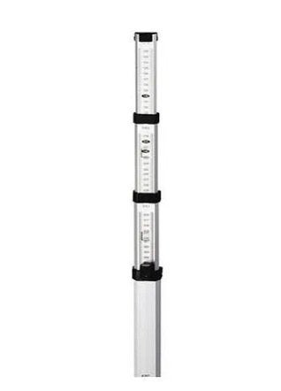 Telescopische waterpasbaak aluminium 5 meter met waterpas, Ophalen of Verzenden, Zo goed als nieuw