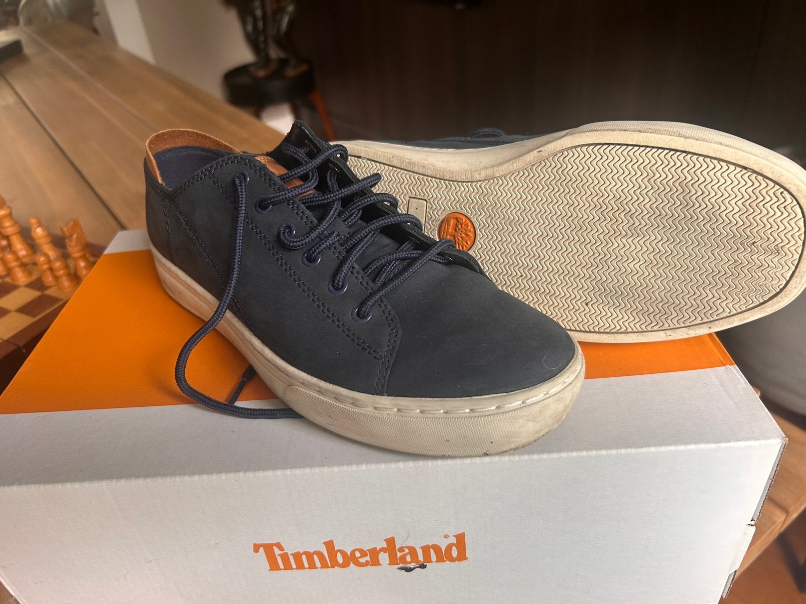 Timberland sneaker, Kleding | Heren, Ophalen of Verzenden, Zo goed als nieuw, Blauw