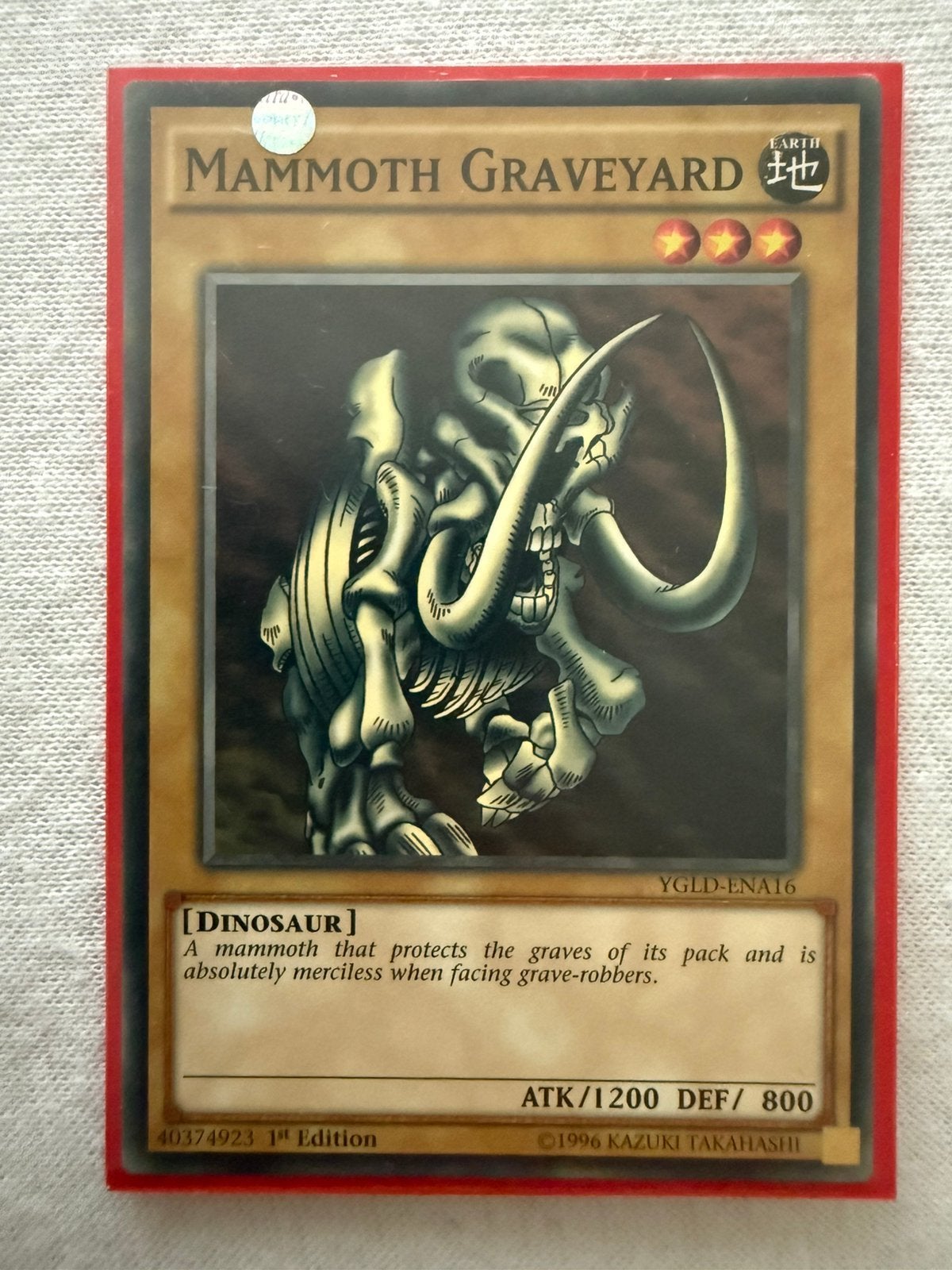 Mammoth Graveyard yugioh, Verzenden, Nieuw, Losse kaart