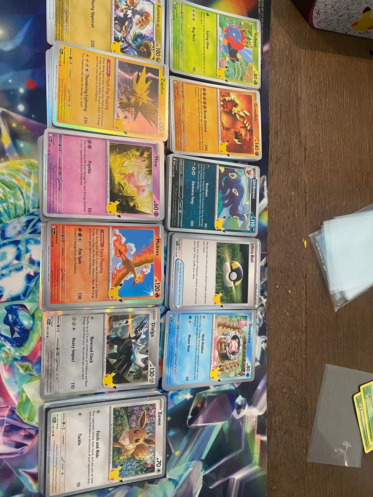 Grote partij Pokémon 30th Celebration kaarten (200+), Ophalen, Nieuw, Meerdere kaarten
