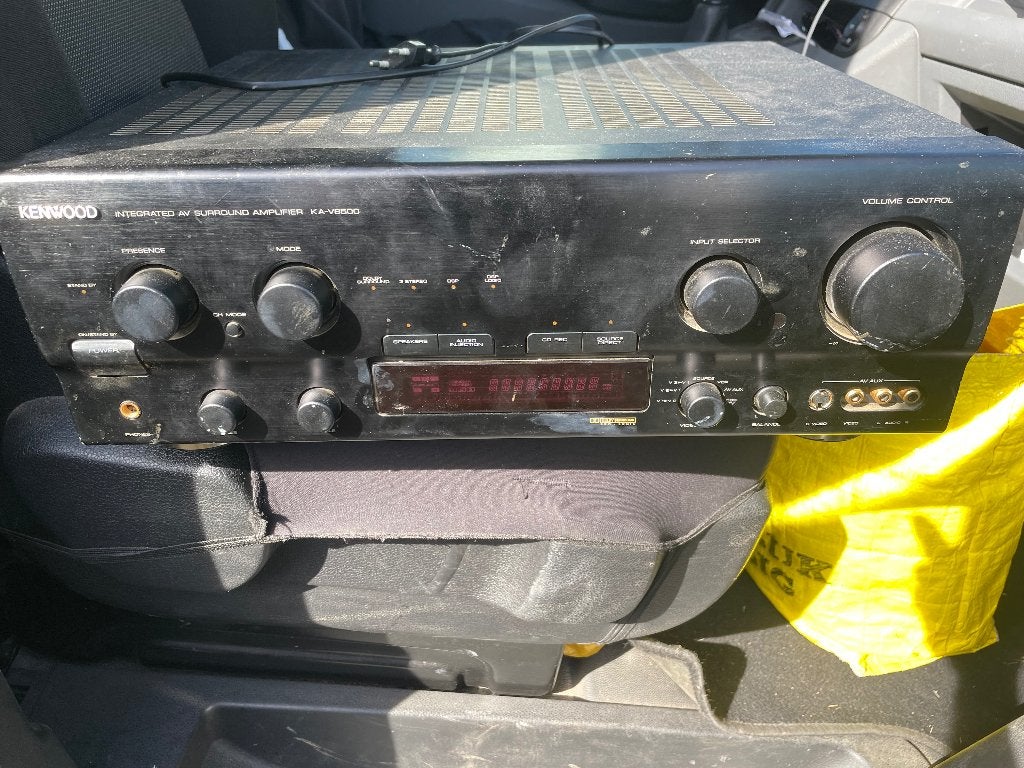 Kenwood Versterker en enkele boxen, Gebruikt, 120 watt of meer, Stereo, Ophalen