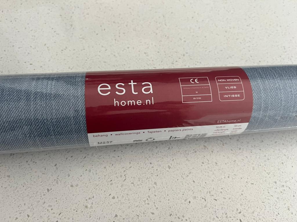 Estahome - vliesbehang - 148605, Ophalen of Verzenden, Minder dan 10 m², Wit