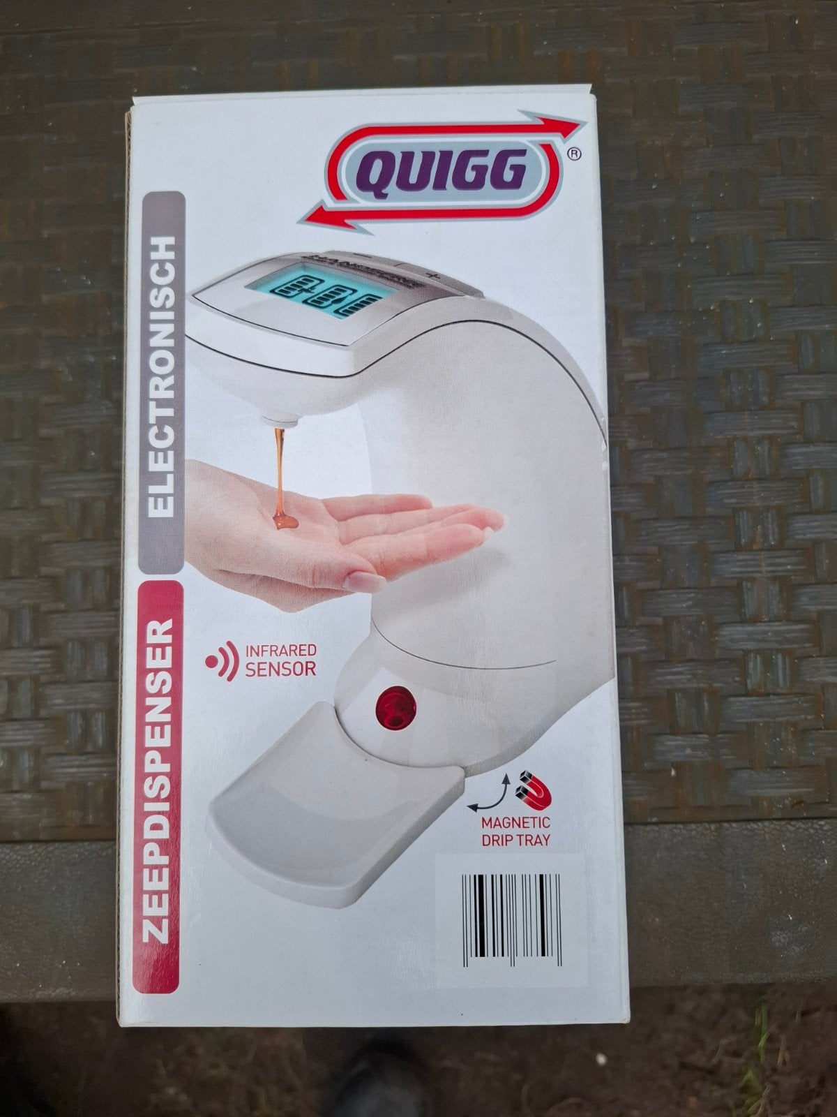 Quigg Elektronische Zeepdispenser met Infrarood Sensor, Overige typen, Kunststof, Nieuw, Ophalen of Verzenden