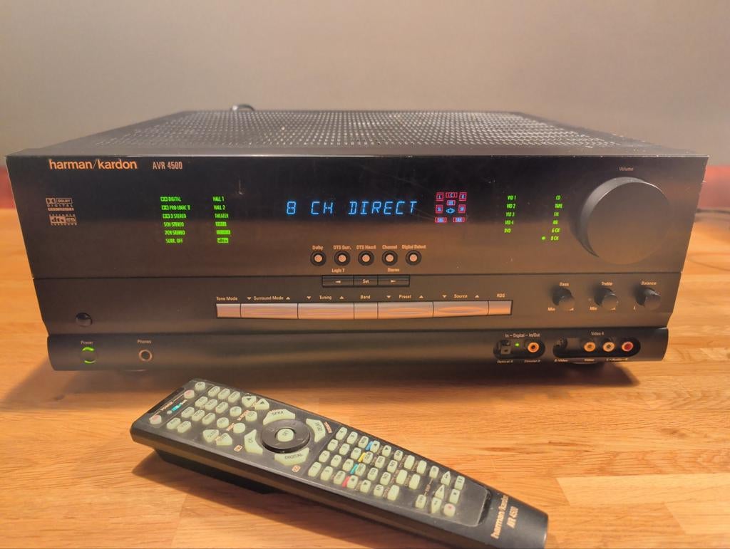 Harman Kardon AVR4500 receiver - 5 kanaals, Overige merken, Overige systemen, Ophalen of Verzenden, Zo goed als nieuw