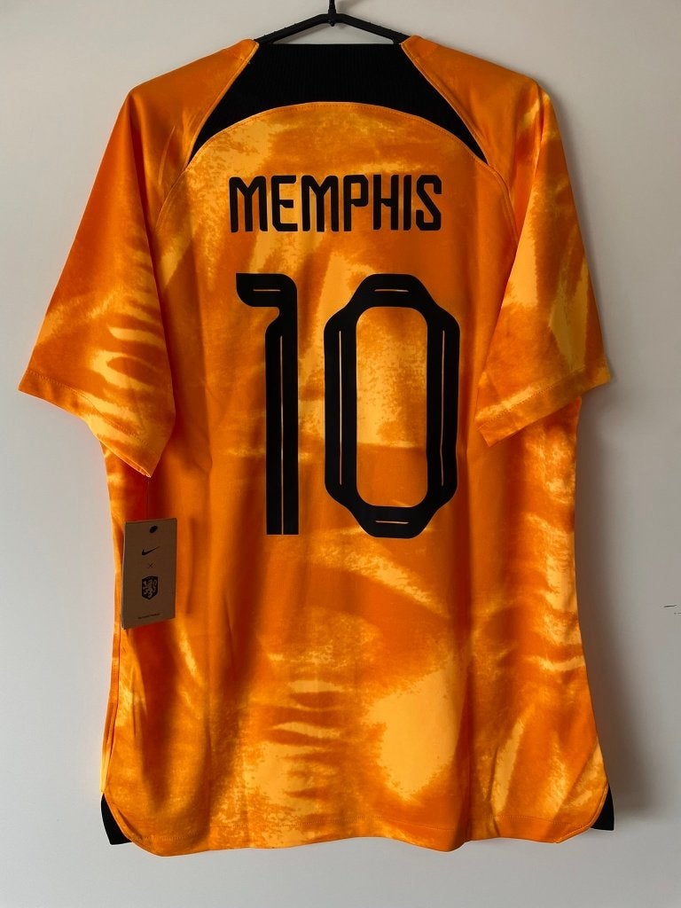 Memphis Depay #10 Nederlands Elftal Voetbalshirt New Maat M, Maat 48/50 (M), Nike, Nieuw, Oranje