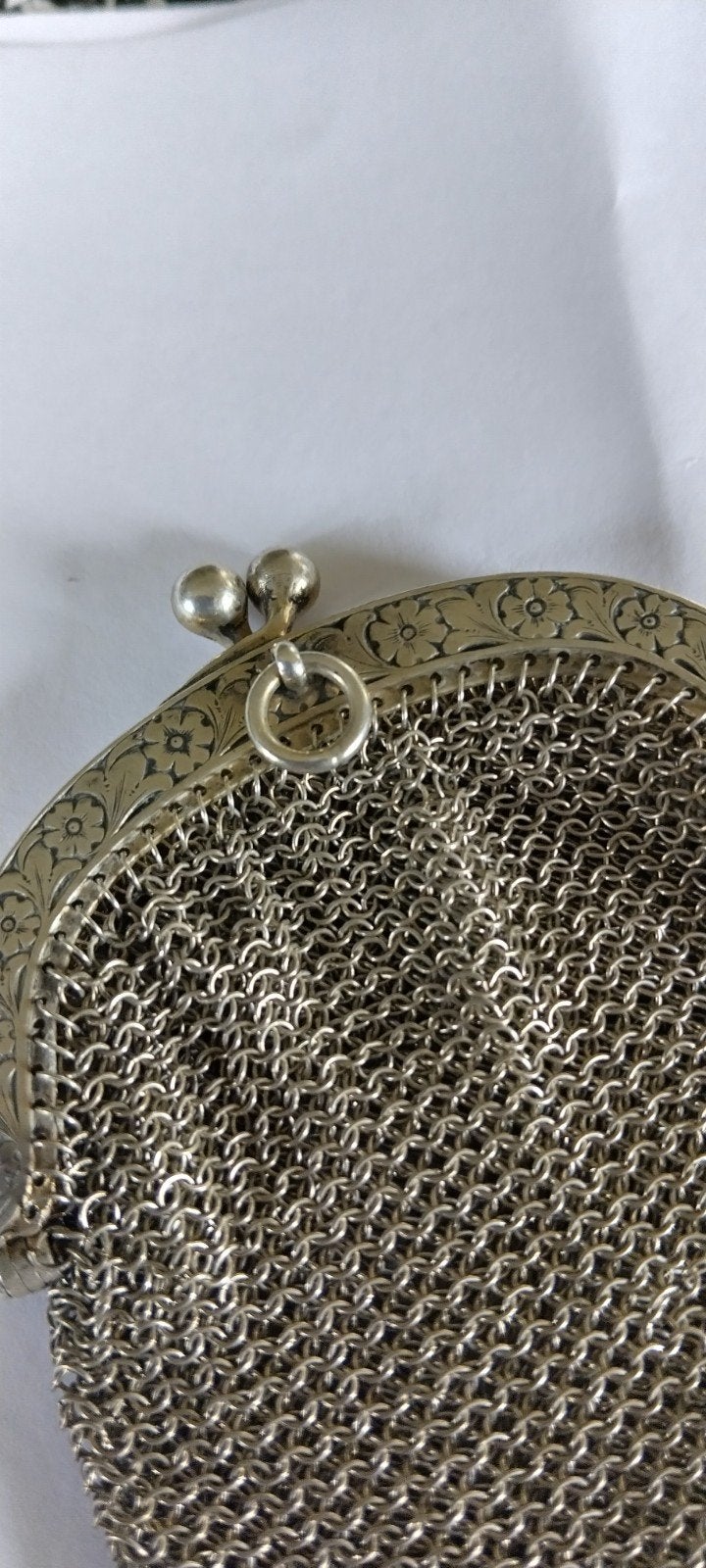 zilveren beugel beursje., Ophalen of Verzenden