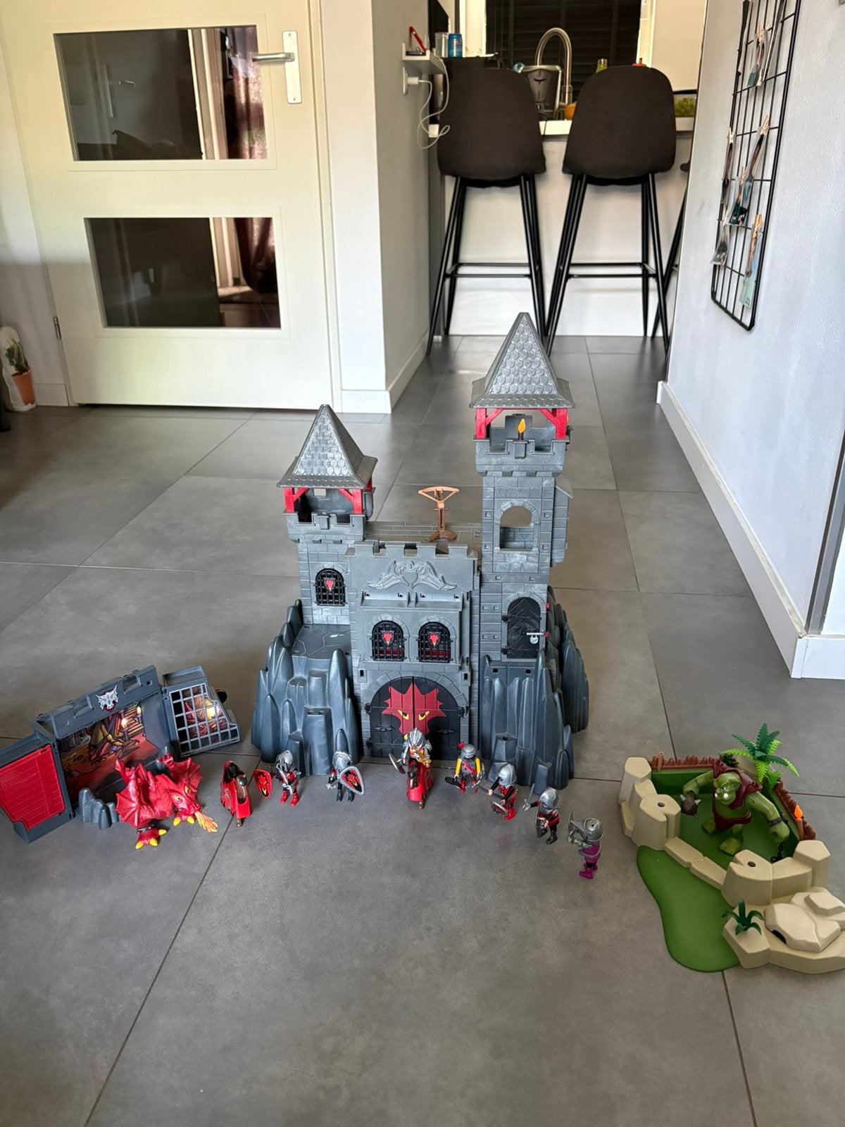 Ridderkasteel Playmobil, Ophalen, Gebruikt, Complete set, Kasteel/Fort