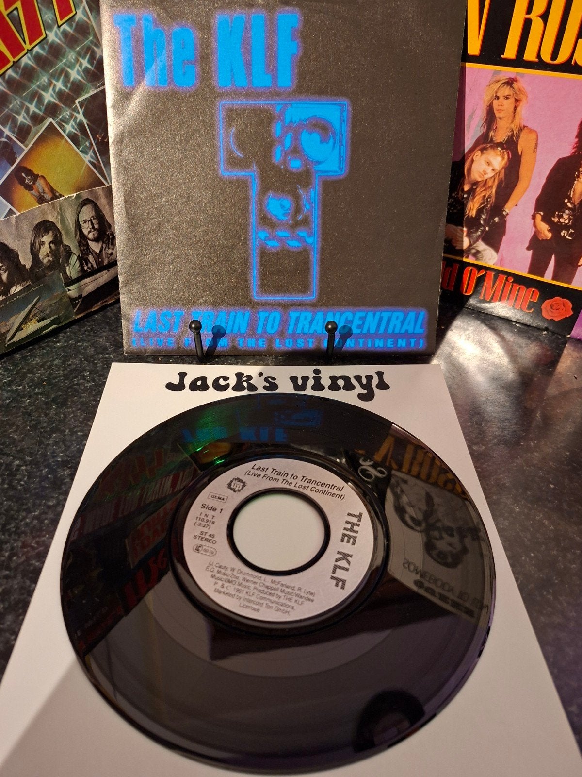 The KLF - Last Train to Trancentral    1991, 7 inch, Ophalen of Verzenden, Overige typen, Fotohoes