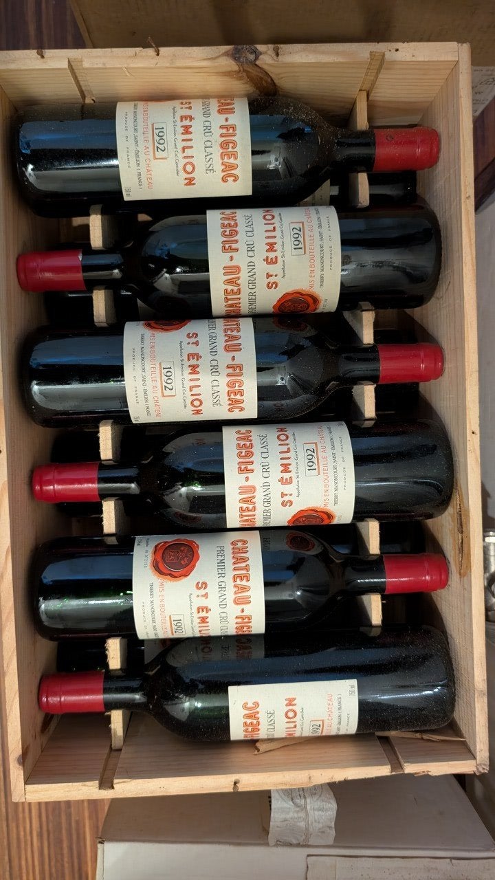 Château Figeac 1992 - Grand Cru Classe St Emilion, Ophalen of Verzenden, Nieuw, Frankrijk, Rode wijn