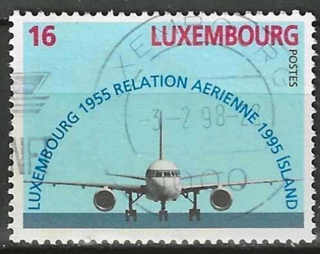 Luxemburg 1995 - Yvert 1324 - Akkoord met IJsland (ST), Verzenden, Luxemburg, Gestempeld