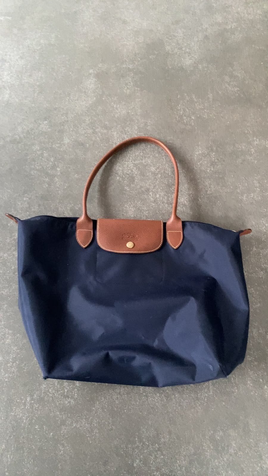 Longchamp  Donkerblauw, Ophalen of Verzenden, Gebruikt, Blauw, Shopper