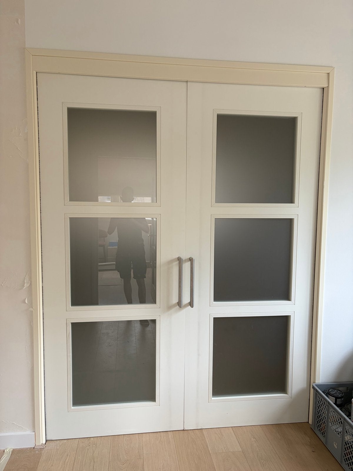 Schuifdeuren met soft close - 190,5x241,5 cm, Doe-het-zelf en Verbouw, Deuren en Horren, Ophalen, Binnendeur, Zo goed als nieuw
