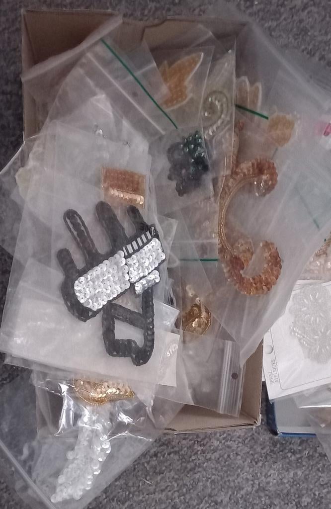 Glitter applicaties voor op oa kleding nr 052, Ophalen of Verzenden, Zo goed als nieuw, Applicatie