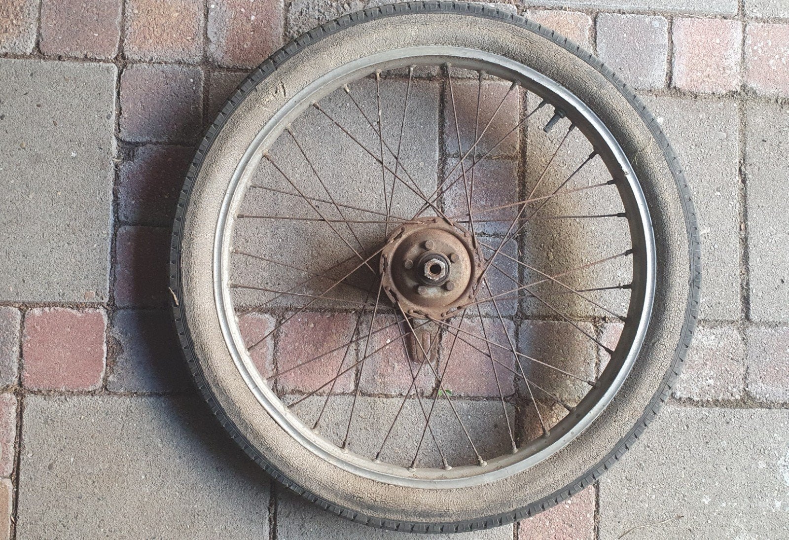 Sachs 19" aluminium velg compleet met naaf en rem, Ophalen, Gebruikt, Overige typen, Overige merken