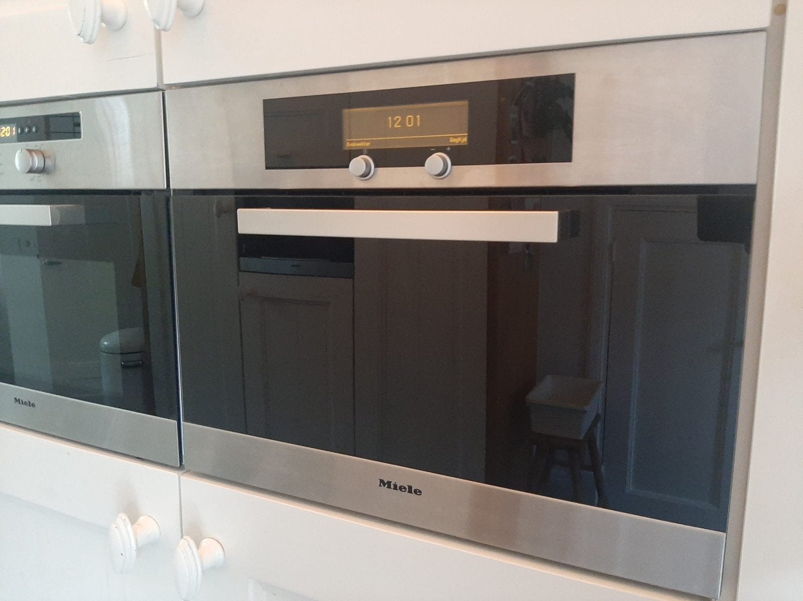 Stoomoven Miele inbouw, Witgoed en Apparatuur, Ophalen, Zo goed als nieuw, Stoom