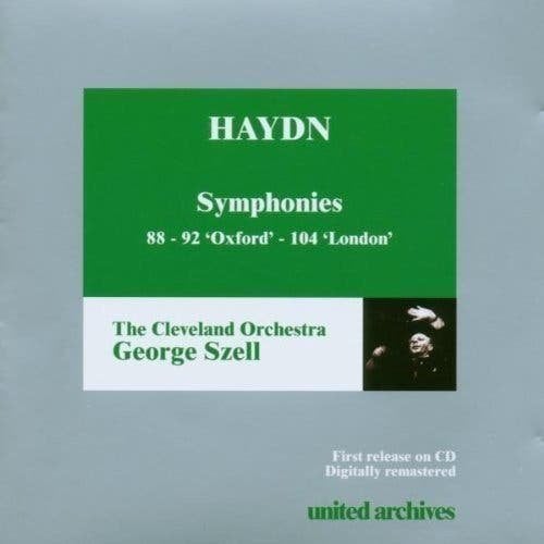 Haydn George Szell Symphonies 88- 92 'Oxford' - 104 'London', Verzenden, Classicisme, Zo goed als nieuw, Kamermuziek