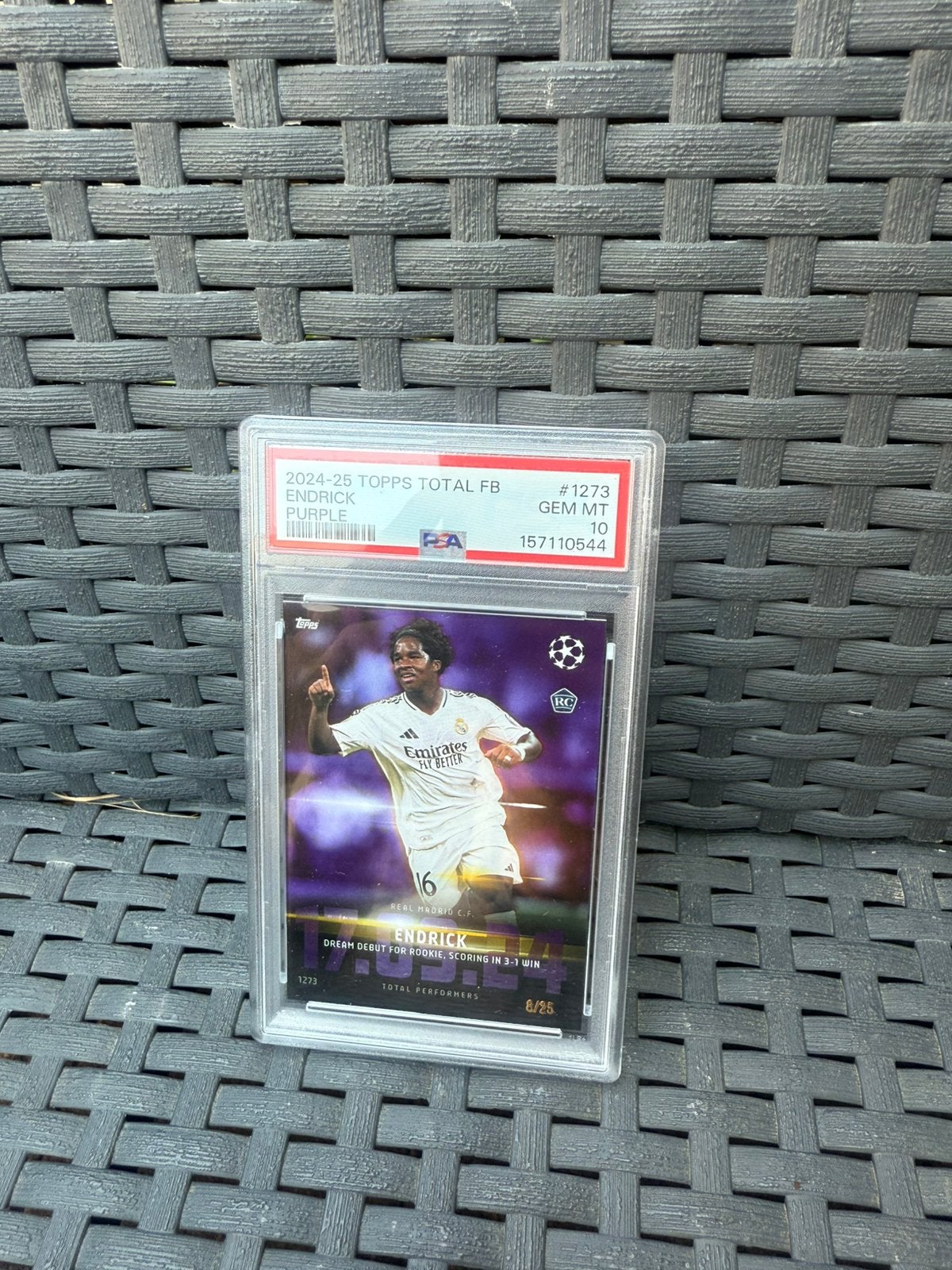 /25 RC Endrick PSA10, Hobby en Vrije tijd, Ophalen of Verzenden, Zo goed als nieuw, Plaatje