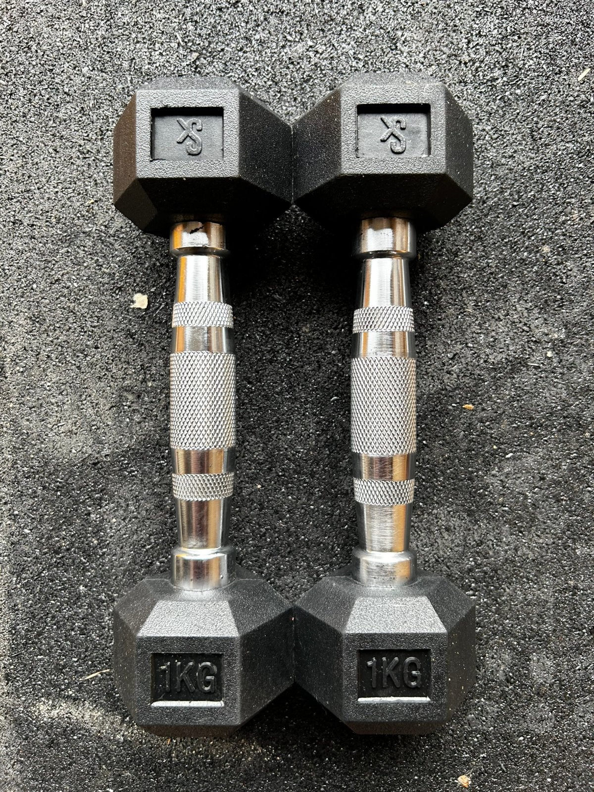 Hexa Dumbells set 1 kg, Ophalen, Nieuw, Dumbbell