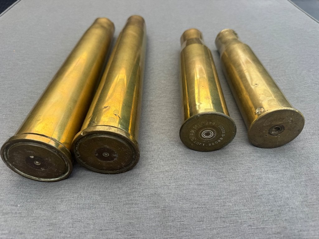 Hulzen 1942 1943 1944    37 MM + 40 MM, Verzamelen, Ophalen of Verzenden, Landmacht, Engeland, Hulzen of Bodemvondsten