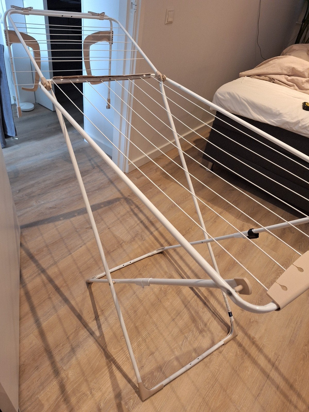 Droogrek staand + droogrekje voor aan een reling, Ophalen, Wasrek