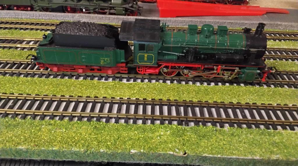Mooie Fleischmann H0 stoomlocomotief type 4147, uitgevoerd, Hobby en Vrije tijd, Modeltreinen | H0, Fleischmann, Ophalen of Verzenden