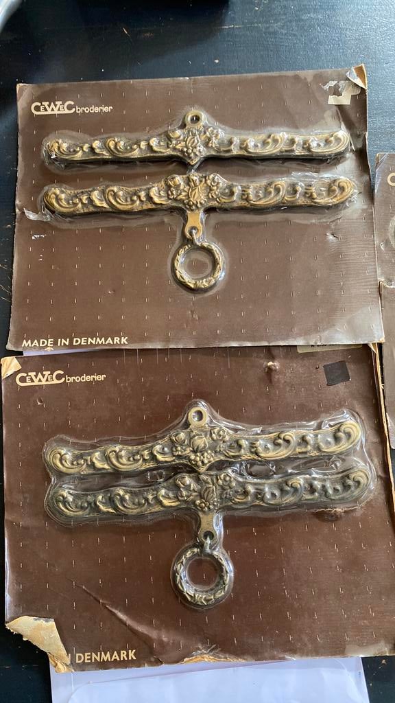 3 stuks Denmark vintage schellekoord beslag 24.5 breed nieuw, Ophalen of Verzenden