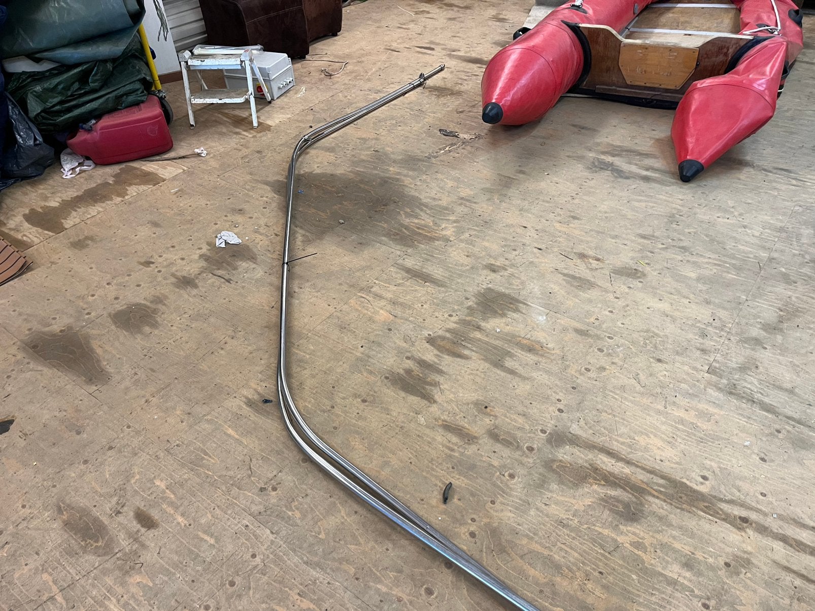 RVS  frame   voor  Bimini Top of Cabriokap, Motorboot, Overige typen, Ophalen of Verzenden, Zo goed als nieuw