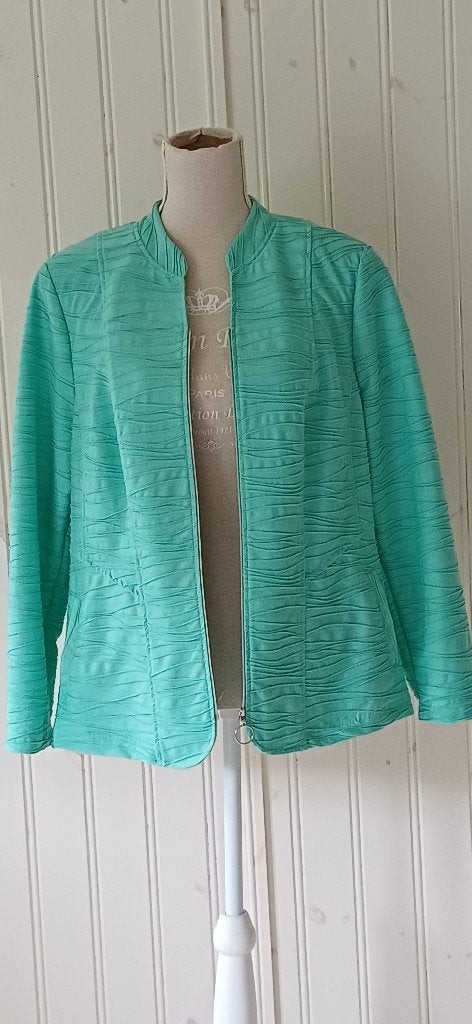 Leuk mintgroen vestje/ jasje van Frank Walder   maat 46, Verzenden, Maat 46/48 (XL) of groter, Zo goed als nieuw, Jasje