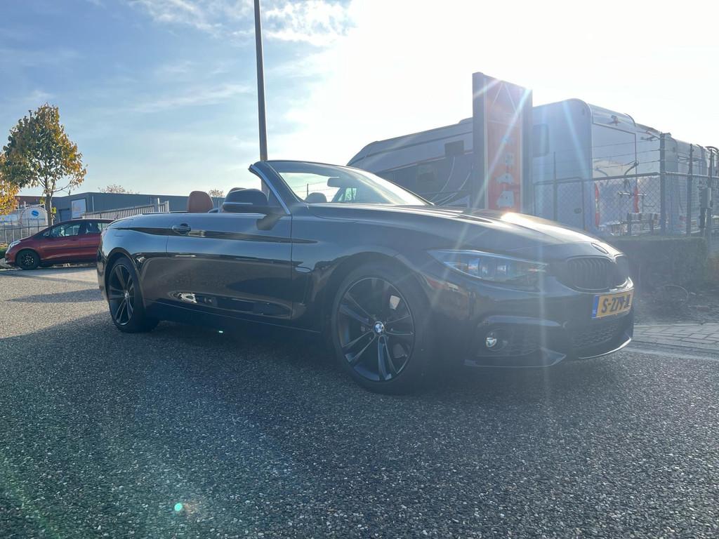 BMW 4-serie Cabrio 430i High Executive | Cognac lederen bekl, Auto's, Automaat, 1998 cc, Achterwielaandrijving, Gebruikt
